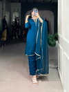 Teal Blue Colour Top With Bottom Dupatta Wholesalers In Delhi NNK3043
